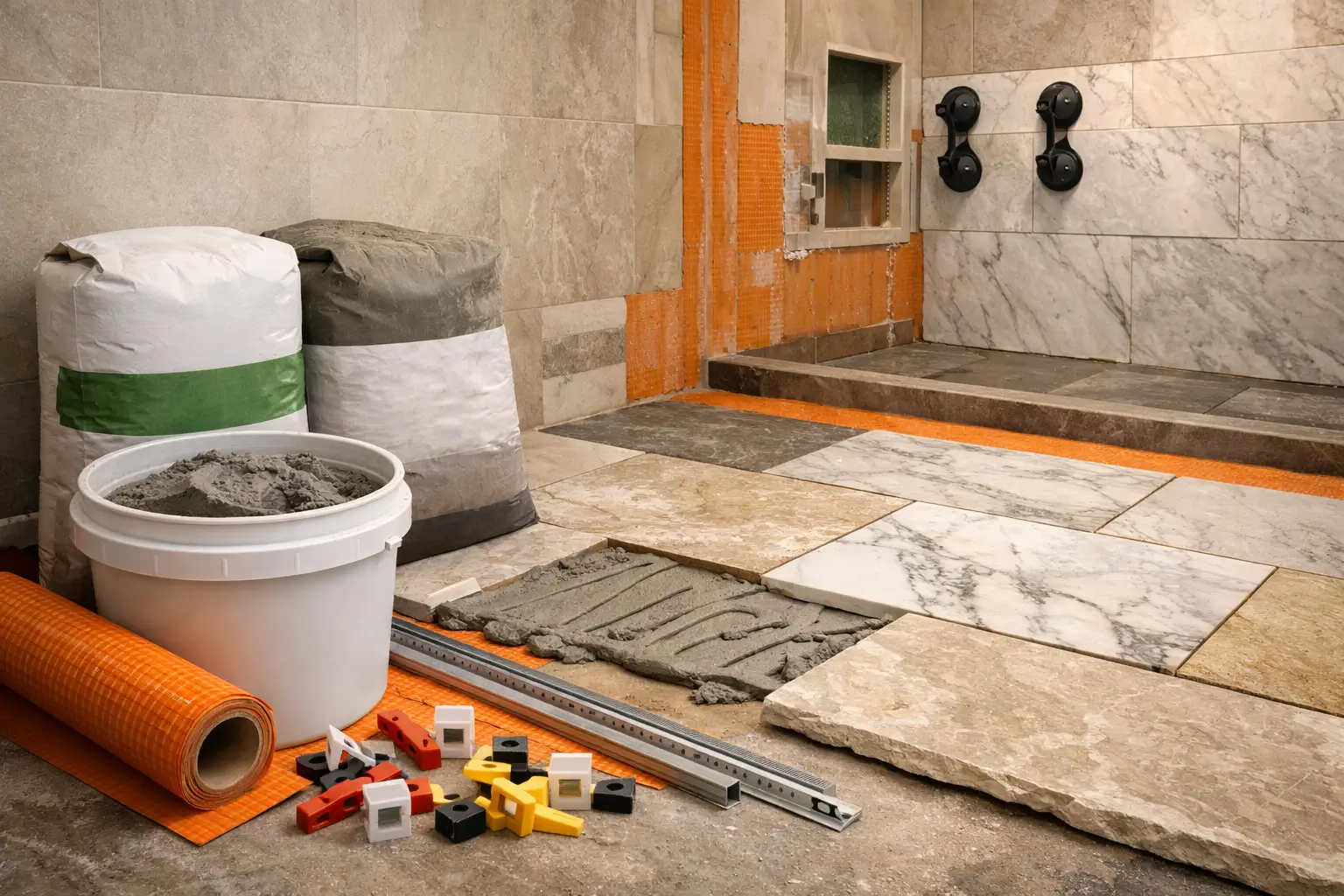 Floor Tile Installation Details